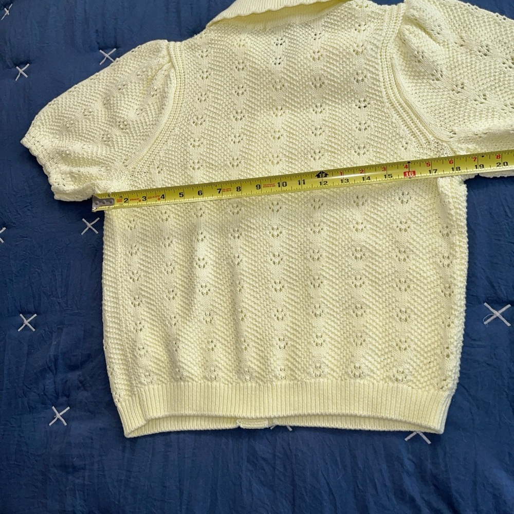 Free Assembly Women's Yellow Cardigan Sweater - Picture 8 of 10
